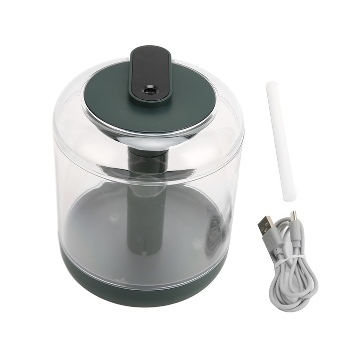 Hordozható hűvös párásító, hosszú szivárgású, átlátszó kialakítás, nagy kapacitás, 30x10cm