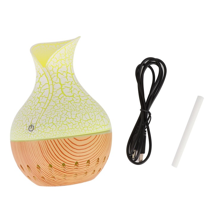 Hordozható USB párásító, longziming, mini, 7 LED szín, kis méret