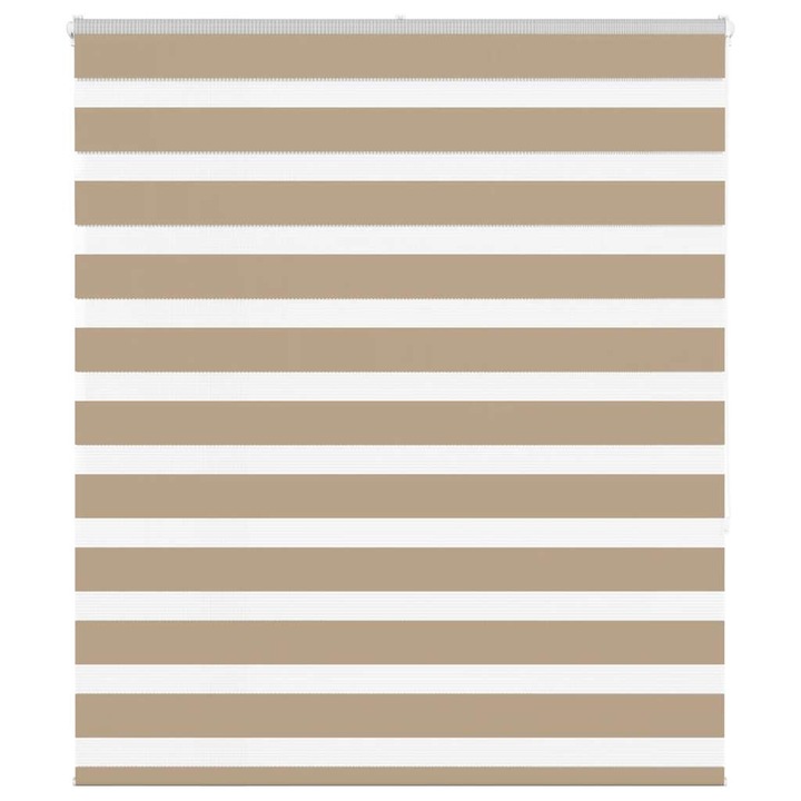 Jaluzea tip zebra vidaXL, 125x150 cm, latime tesatura 120,9 cm, poliester, 0.82 Kg 4014552
