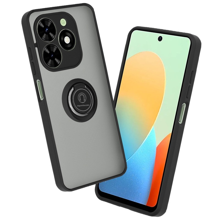 Калъф за телефон Tecno Spark Go 2024, Smartphosis Glinth, Черен