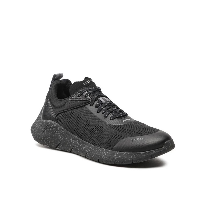 Pantofi sport barbati, HUGO BOSS, WAYNE RUNNER, Textil, Negru, 42
