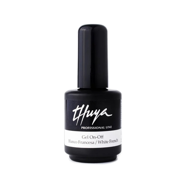 Oja cu gel, Thuya Professional GEL On-Off, BLANCO FRANCESA, 14 mL