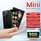 Rainbuvvy Mini XS18 Pro mobiltelefon, 3,0", 2 GB RAM, 16 GB ROM, Android 9.0, Dual SIM, 3G, fekete