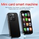 Rainbuvvy Mini XS18 Pro mobiltelefon, 3,0", 2 GB RAM, 16 GB ROM, Android 9.0, Dual SIM, 3G, fekete