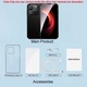 Rainbuvvy Mini XS18 Pro mobiltelefon, 3,0", 2 GB RAM, 16 GB ROM, Android 9.0, Dual SIM, 3G, fekete
