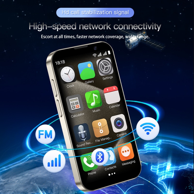 SOYES XS18 Pro telefon inteligent 2GB RAM 16GB ROM 3.0 Inch 3G cu 2 autocolante Auriu