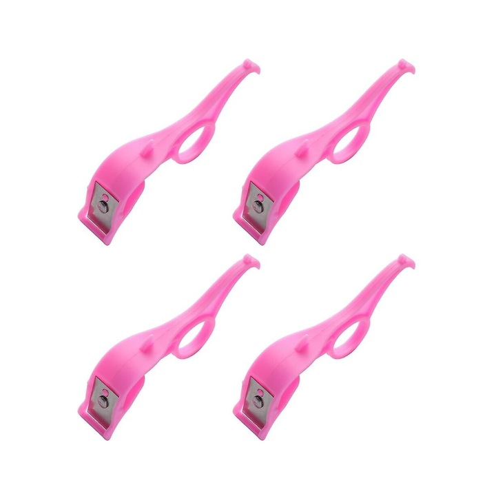 Curatator de legume si fructe, Enforose, multifunctional, design ergonomic, roz, dimensiune compacta