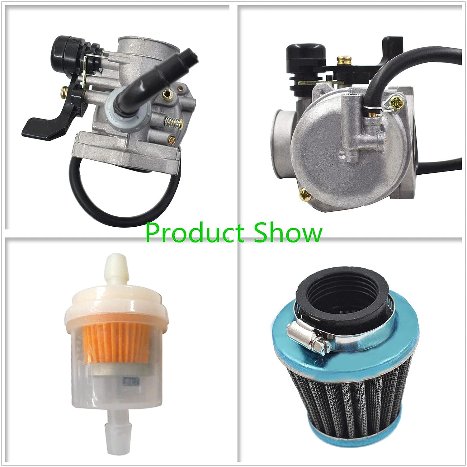 Air Carburateurs pour Moto Carburateur PZ19 19mm pour 50cc 70CC 80cc