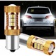 2 db LED P21W BA15S 1156 Canbus 54-SMD 4014 xenon fehér 6000K 12V izzó készlet