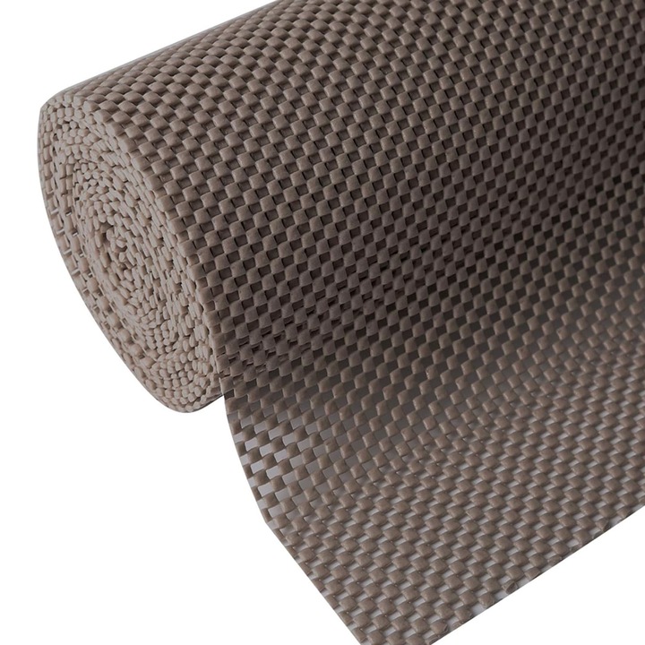 Husa protectie sertar, Hggzeg, Folie de protectie, Etajere, Anti-alunecare, Lavabila, Ultra rezistenta, Versatilitate, Usor de folosit, Durabil, Portabil, Pentru sertare, rafturi, dulapuri, PVC, 30x150cm, Maro