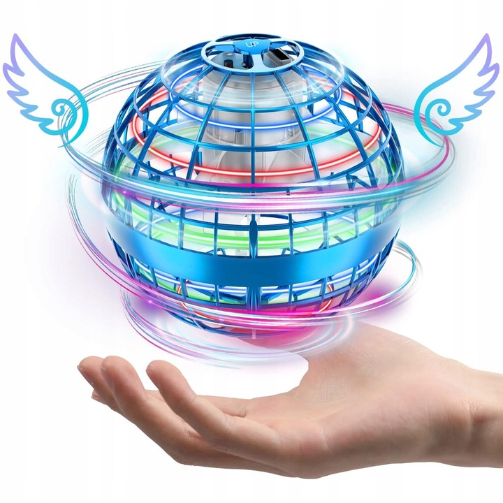 Repülő játék, Tölthető, távirányítóval, 100 mAh, Többszínű