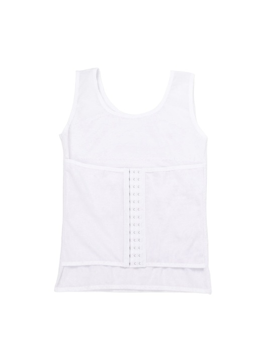 Мъжко моделиращо бельо, оформя тялото, найлон, бял, L INTL