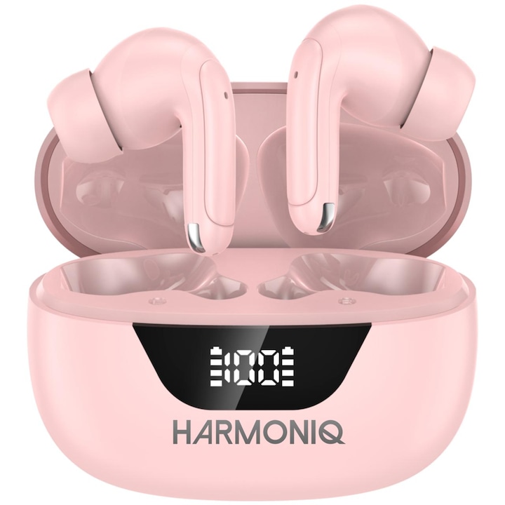 Casti wireless Harmoniq cu anulare integrala a zgomotului Casti wireless Harmoniq cu anulare integrala a zgomotului