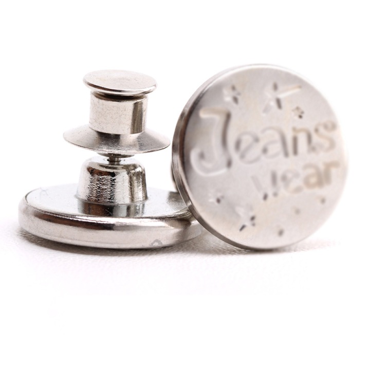 10 db farmergomb készlet, varrás nélküli, 17 mm, állítható, újrahasználható