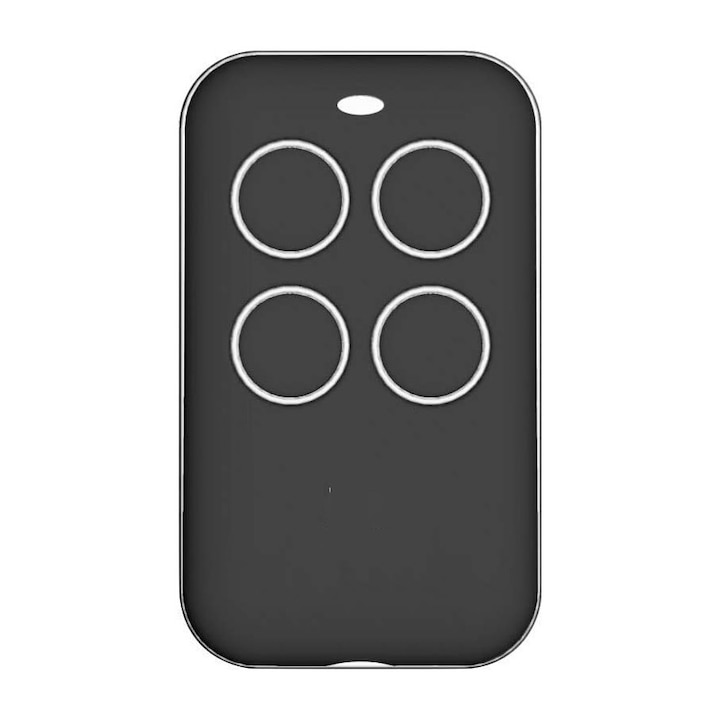 Telecomanda universala cu functie de copiere, 280-900MHz, 12V, 4 butoane, pentru poarta electrica, garaj, design compact, OUYLAF, Negru