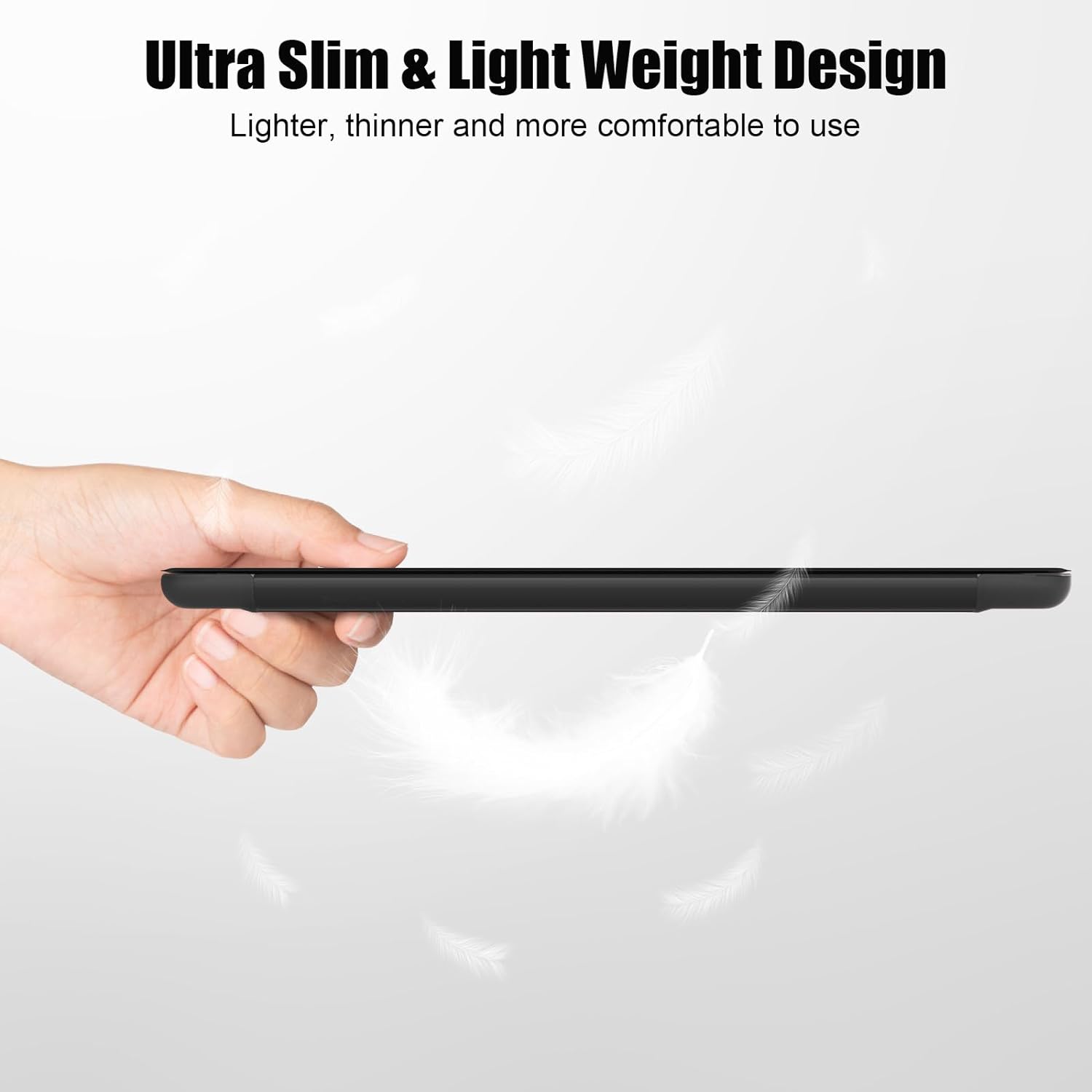 Husa tableta de protectie, Bolongking, Compatibila Apple iPad 10 10.9 inch 2022, tableta cu suport pentru creion, Negru
