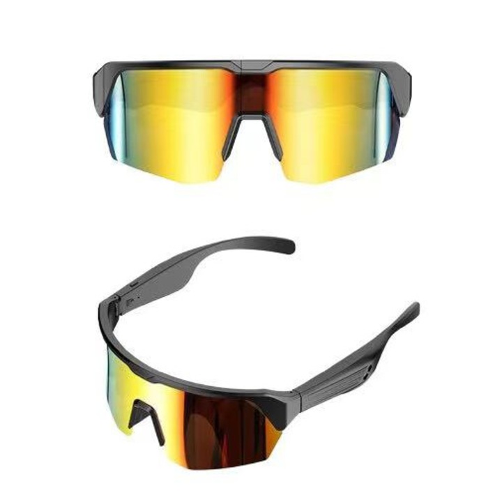 Спортни слънчеви очила, поляризирани стъкла, UV защита, оранжеви, олекотени размери
