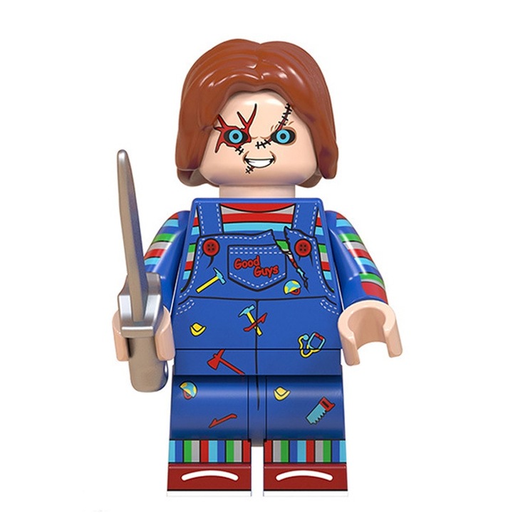 Suvenir villain clasic din filme horror, albastru, 4.5cm