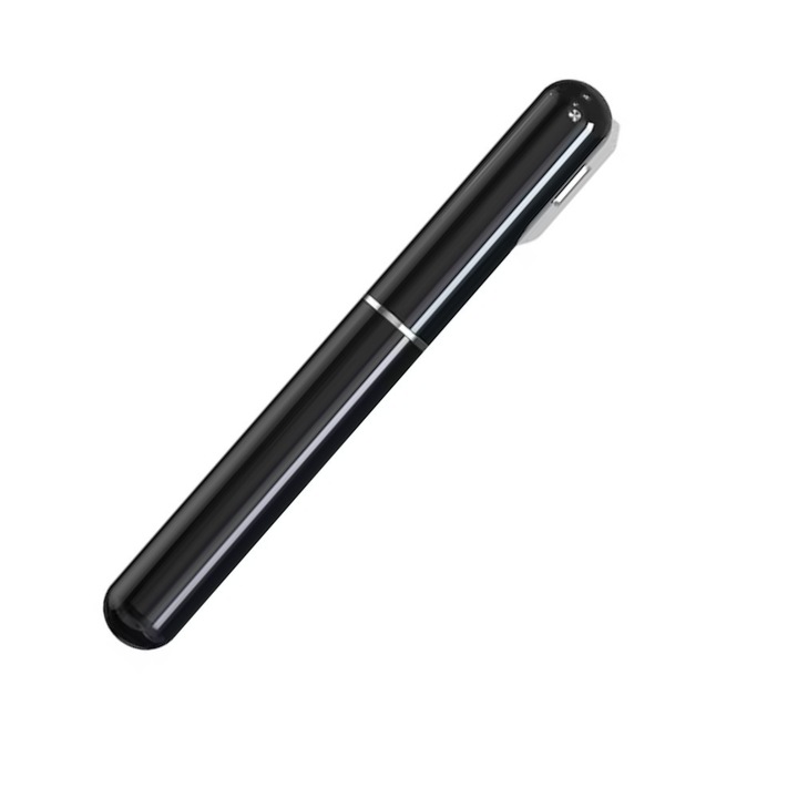 Tirbuson de vin cu presiune aer, Micro gaura, fara urma, lama ascunsa de taiere, Ac din otel inoxidabil, Usor de utilizat, Portabil, Negru