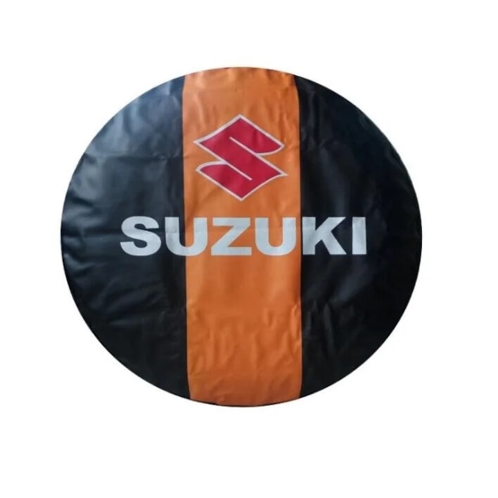 Husa roata rezerva SUV, PVC, rezistenta la soare si apa, negru, 15 inch(70-75cm)