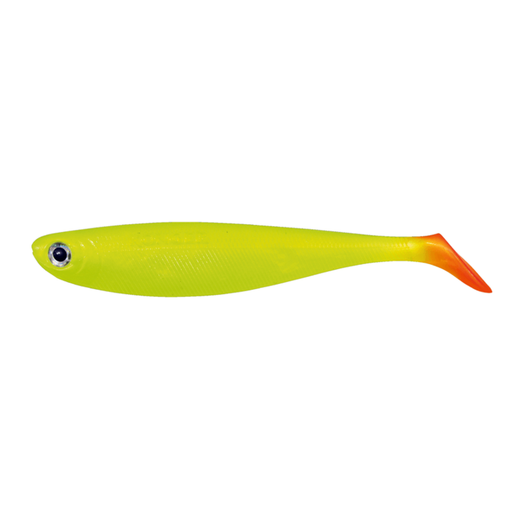 Set 3 buc Shad Konger Power Pike 14.5cm, 17g, 008 Light Lemon, pentru pescuitul la stiuca, somn sau salau