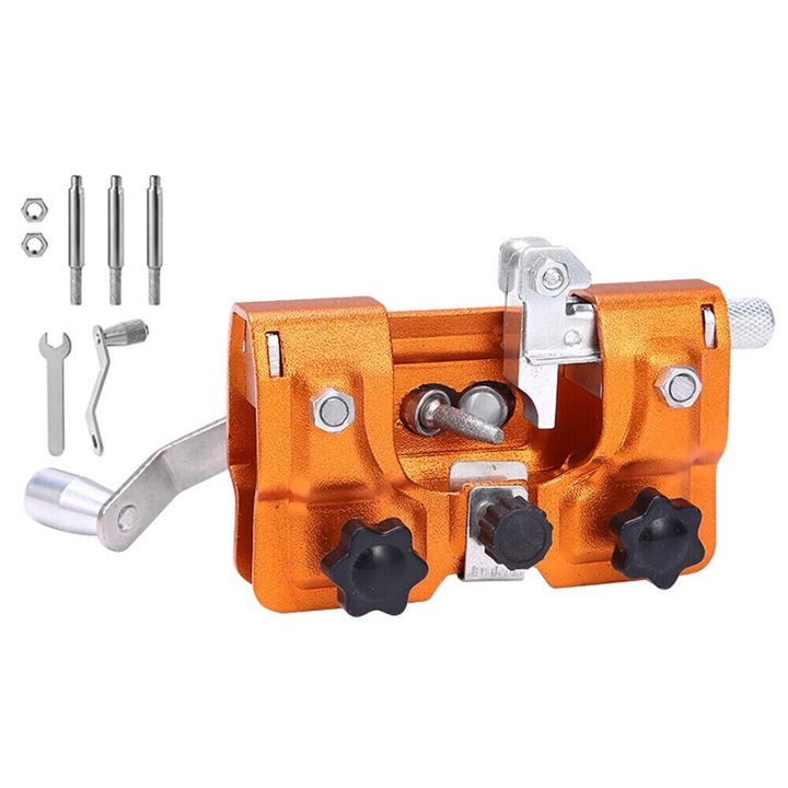 Ascutitor de lanturi, Cozevdnt, 3 accesorii, Aluminiu, 12"-20"