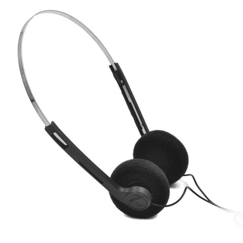 Casti Retro Casti cu fir, negru, stil retro, 3,5mm, 1,2m - eMAG.ro