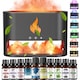 Difuzor de Aroma AYCYKD, Difuzor de Uleiuri Esentiale 3 in 1, lampa din sare himalayana, umidificator, 250ml, 7 culori, functie de temporizare, negru, set cu 10 uleiuri esentiale