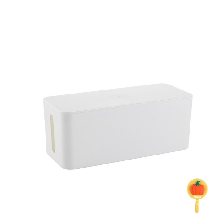 Cutie pentru cabluri Ronyes, alb, 23x11x12 cm