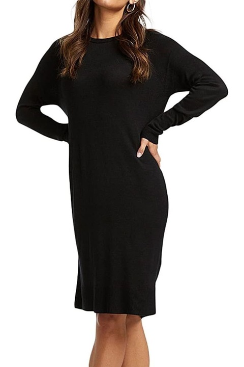 Дамска рокля Vero Moda, oversize, черна, 100% вискоза, Черен, S