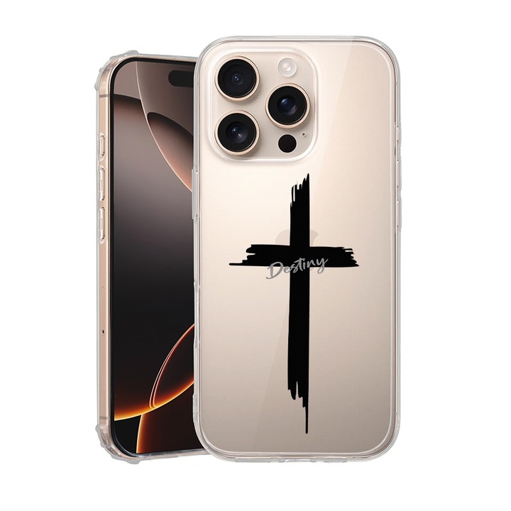 Husa pentru Apple iPhone 16 Pro Max, BestCase® Anti Shock 1.5MM, Destiny, Rezistenta La Socuri, Protectie camera, ecran si colturi, AS 1466