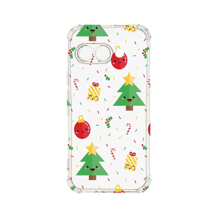 Husa pentru Google Pixel 9a, BestCase® Anti Shock 1.5MM, Xmas Tree, Rezistenta La Socuri, Protectie camera, ecran si colturi, AS 309