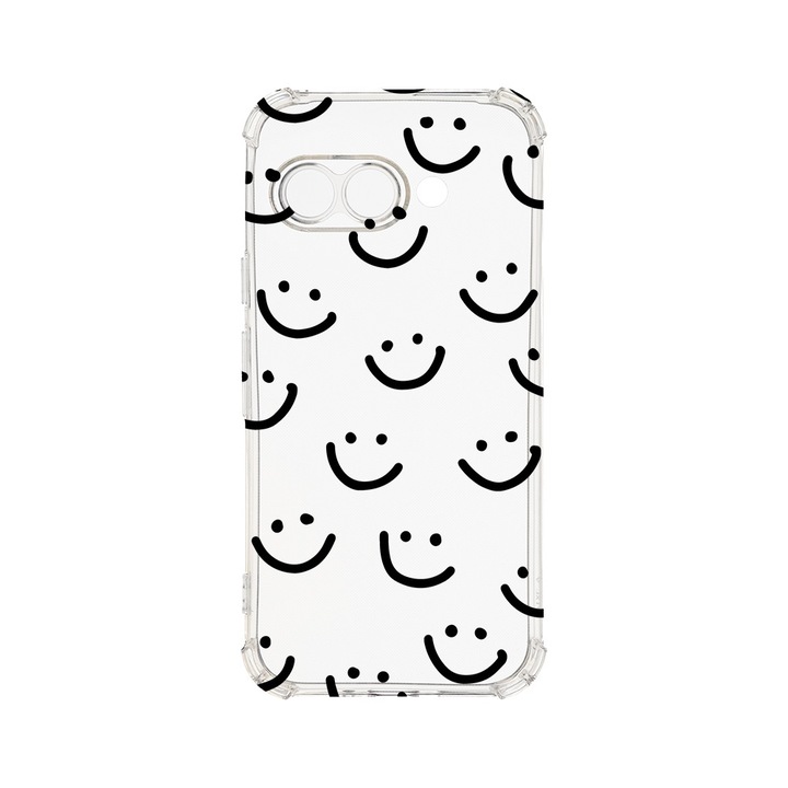 Husa pentru Google Pixel 9a, BestCase® Anti Shock 1.5MM, Smiley, Rezistenta La Socuri, Protectie camera, ecran si colturi, AS 1056