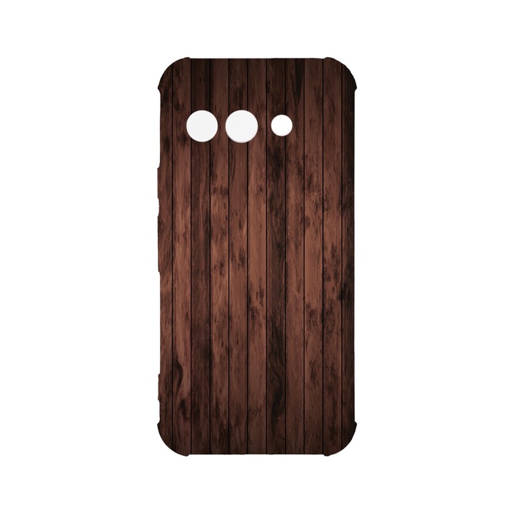 Husa pentru Google Pixel 9a, BestCase® Anti Shock 1.5MM, Walnut Wood, Rezistenta La Socuri, Protectie camera, ecran si colturi, AS 888