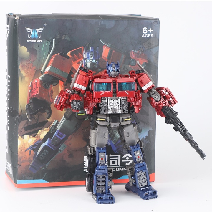 Фигурка AKKEE, комплект играчки Transformers, трансформируеми коли, червена, 17x14x7cm