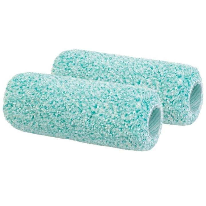 Set 2 role de vopsit, Motive, microfibra, 10 cm, verde