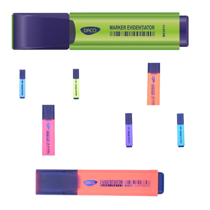 Set 8 markere Evidentiator Daco