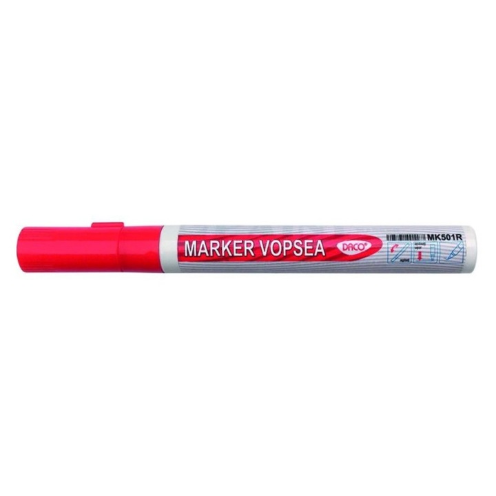 Marker vopsea Daco Rosu