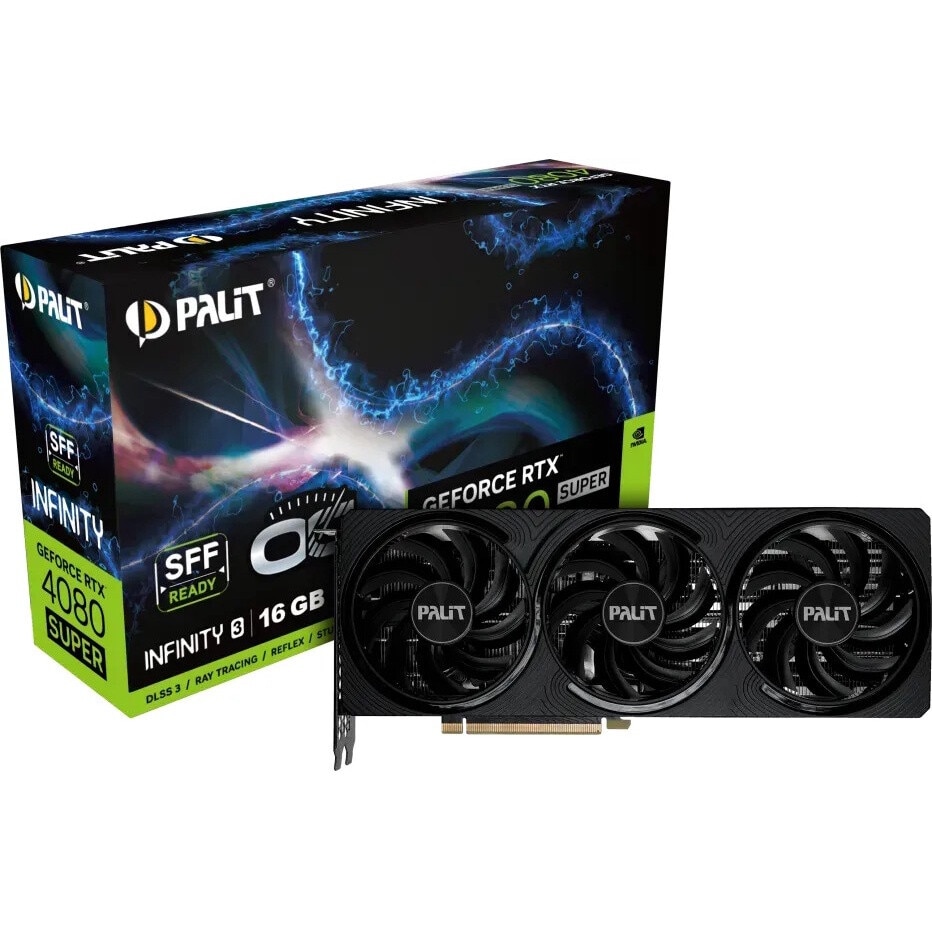 Placa video Palit GeForce RTX 4080 SUPER Infinity 3 OC 16GB GDDR6X