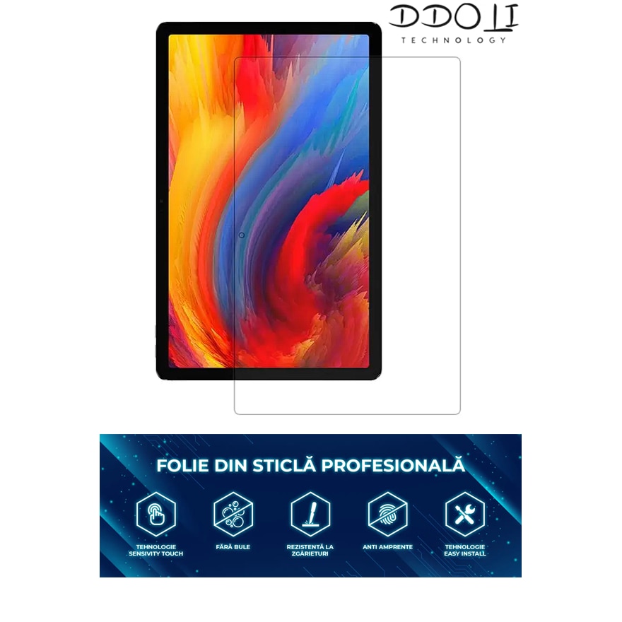 Folie protectie sticla pentru tableta Lenovo 12.7 inch cu extraprotectie transport