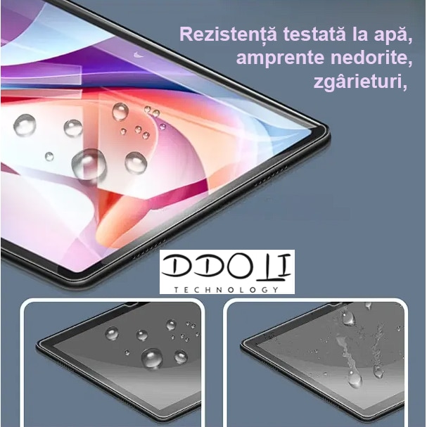 Folie protectie sticla pentru tableta Lenovo 12.7 inch cu extraprotectie transport