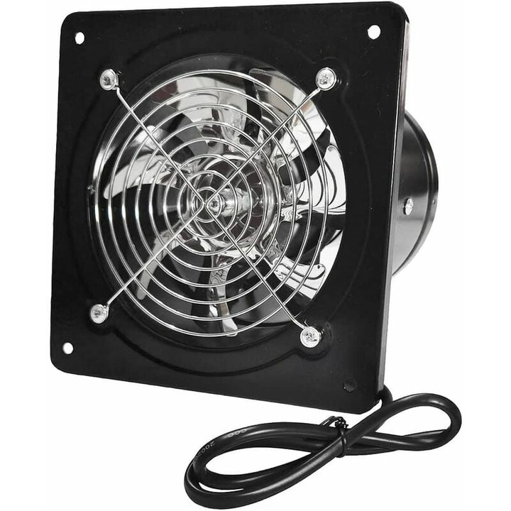 Bizaical elszívó ventilátor, 150mm, 600m³/h, 40W, fém, fürdőszobához és szellőzéshez