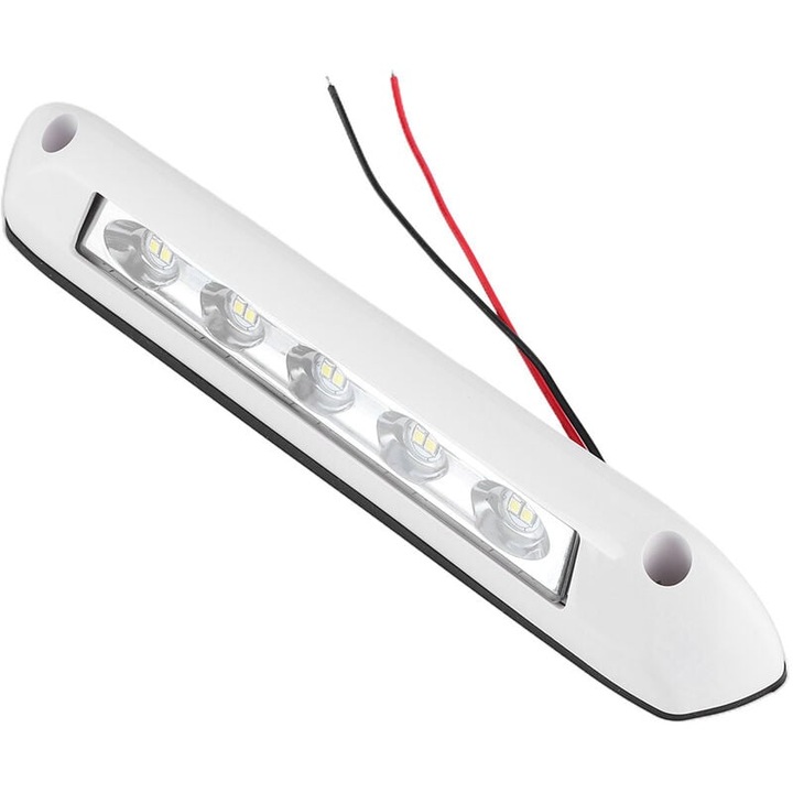 Lampa LED Bizaical, 12V/24V, 8W, impermeabila, pentru utilizare in aer liber