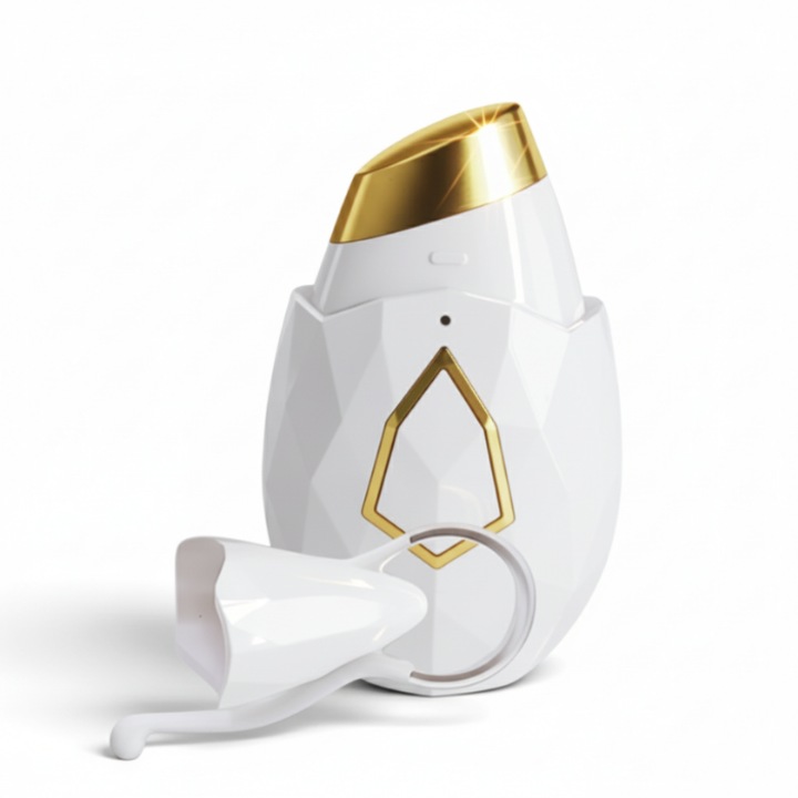 Aparat Pentru Ingrijire Faciala 4 in 1, AnaStorya by Klevero®, Aparat Facial Electric Pentru Ochi si Buze, Functii Anti-Rid si Anti-Pungi Sub Ochi, Lifting Facial si Revitalizare, Masaj Facial cu Incalzire Rapida, Design Modern, Incarcare USB