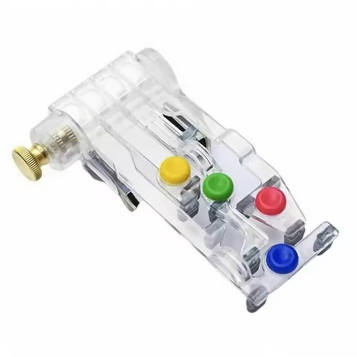 Аксесоар за китара, Инструмент за практика за обучение по китара, Axroad Mall, Подходящ за начинаещи, Акорд с един ключ, Лесен за почистване и сглобяване, ABS, 23x19x4.5см, Прозрачен