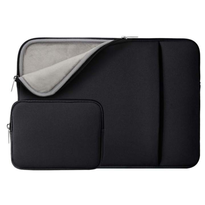 Калъф за таблет за iPad и аксесоари, за таблет 10.2-11″, съвместим с Apple iPad 10.2/10.5/10.9, Apple iPad Pro 11, Mate Pad 10.4/11, Mate Pad Pro 10.8, Surface go/2/3 10.5, 34 x 24 x 3 cm, черен