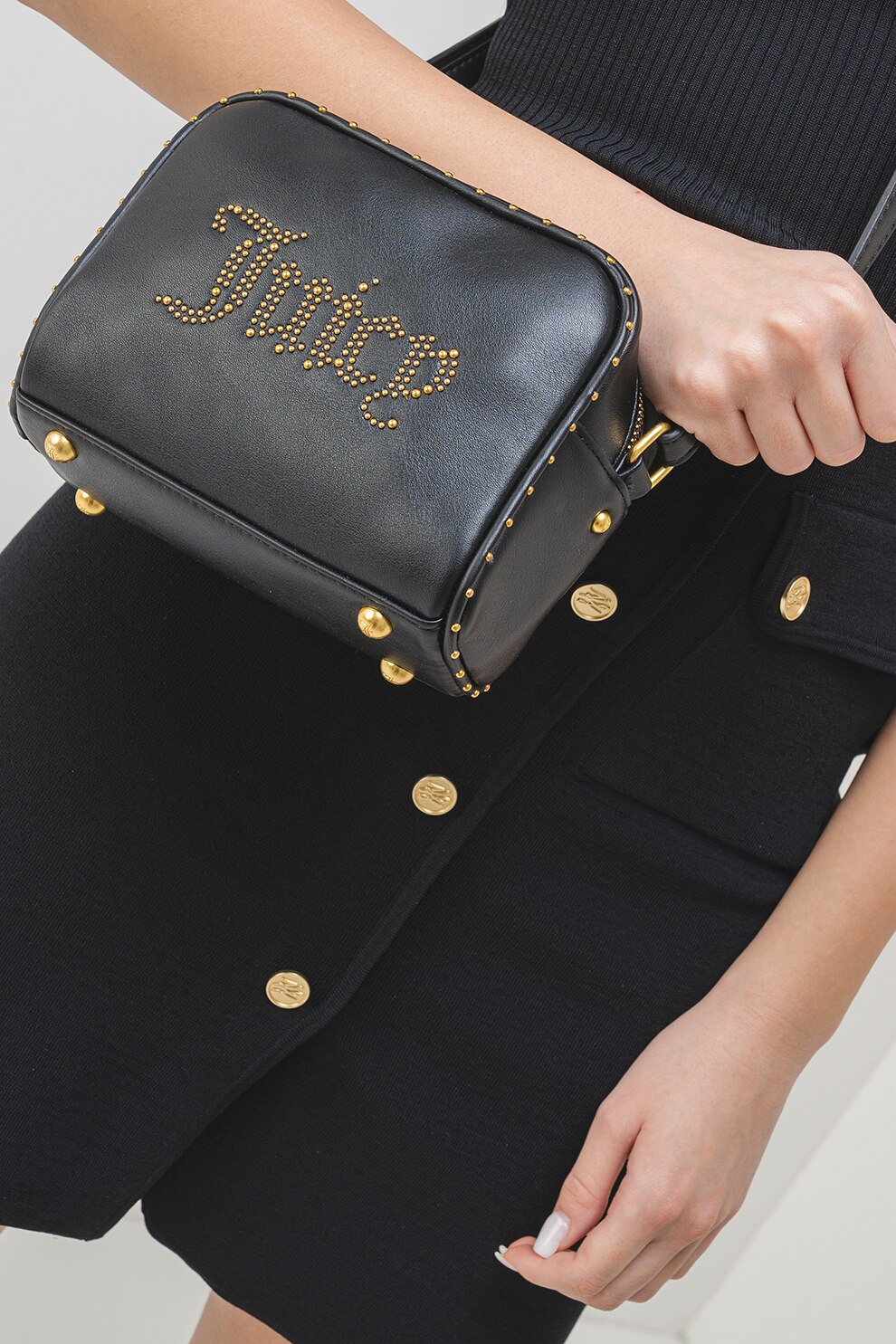 Juicy Couture, Geanta crossbody din piele ecologica Kimberly