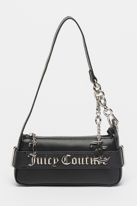 Juicy Couture, Чанта Jasmine за рамо от еко кожа, Черен