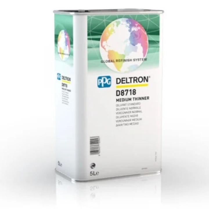 Diluant mediu Low Voc Deltron Hs D8718/E5, cutie 5, 0 ltr