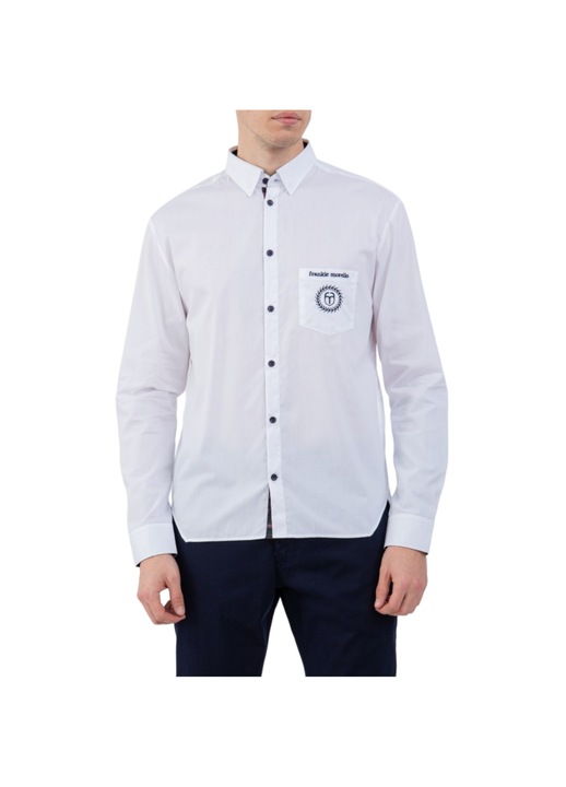 Frankie Morello férfi ing, fehér, pamut, M INTL